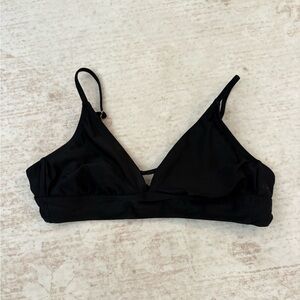 Black Triangle Swim Top